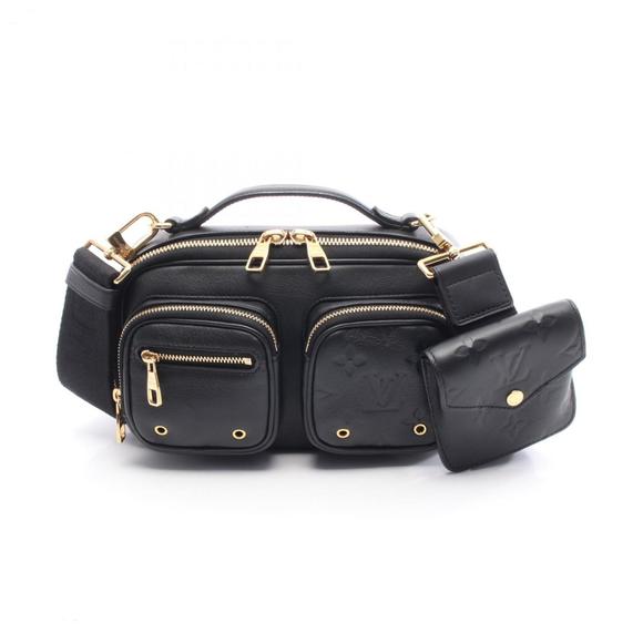 LOUIS VUITTON Handbags - Louis Vuitton Utility Crossbody Shoulder Bag, Leather, Women's, Black, M80450